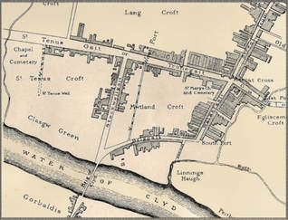 Image: Victorian map of Glasgow Green