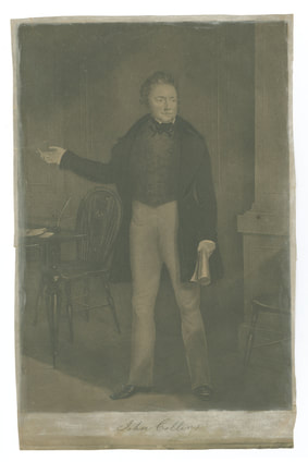 Portrait of John Collins, Chartist Leader.