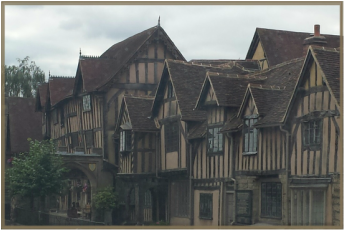 Old buildings in Warwick, England